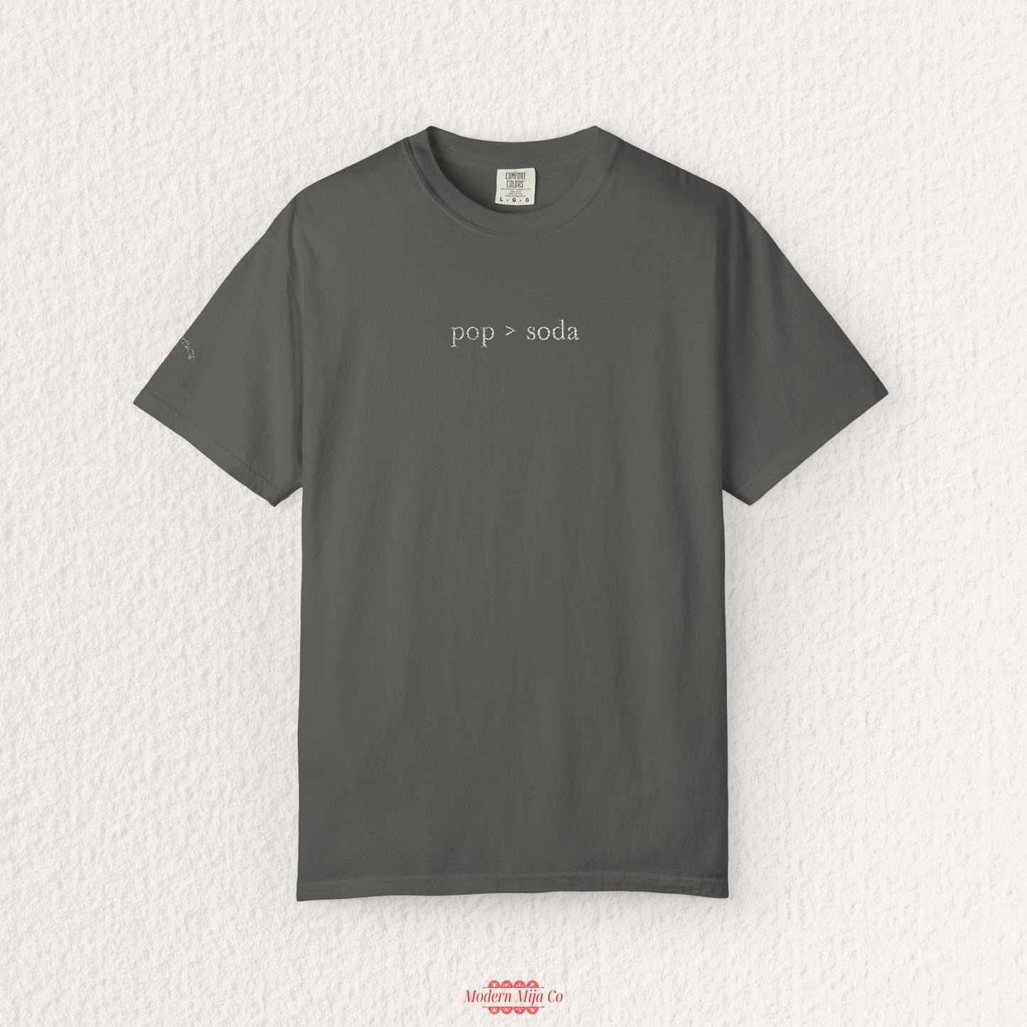 Pop over Soda Embroidered T-Shirt