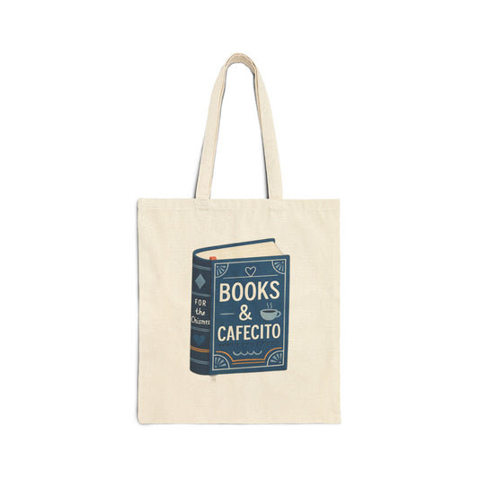 Books and Cafecito 100% Cotton Tote Bag