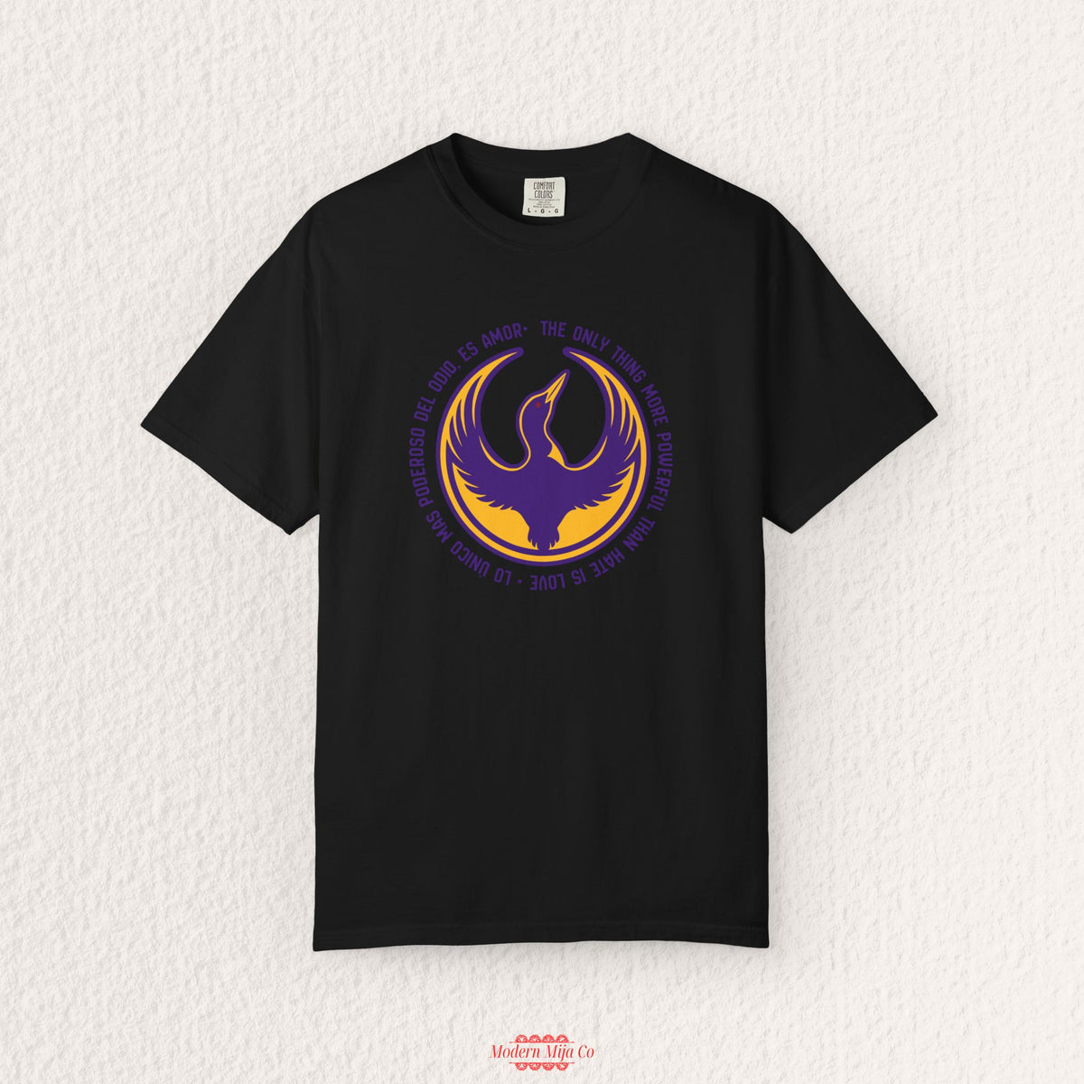 Minnesota Rebel Loon T-Shirt, Purple and Gold Tee,