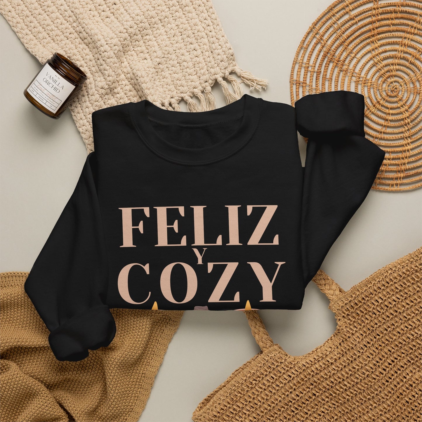 Feliz y Cozy Holiday Sweatshirt