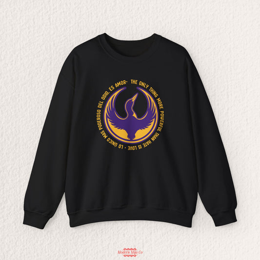 Rebel Loon Purple and Yellow Sweatshirt
