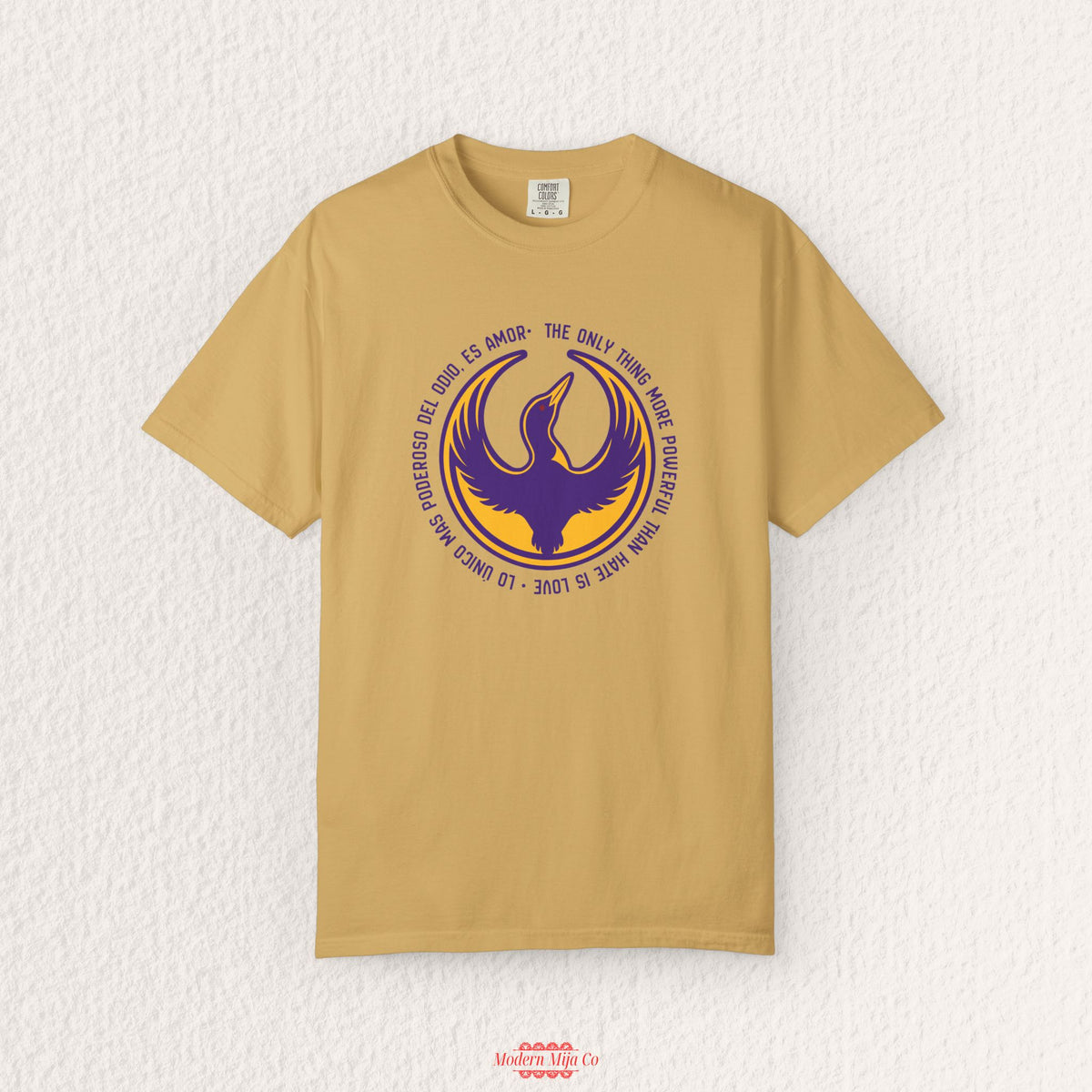 Minnesota Rebel Loon T-Shirt, Purple and Gold Tee,