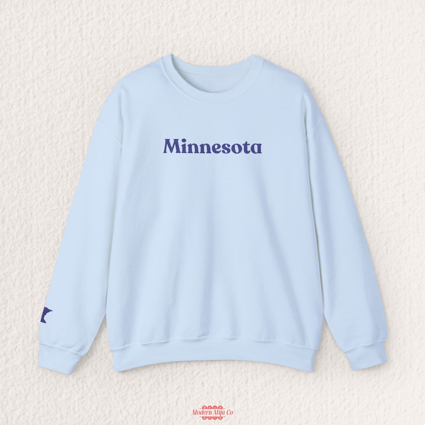 Minnesota Embroidered Crewneck
