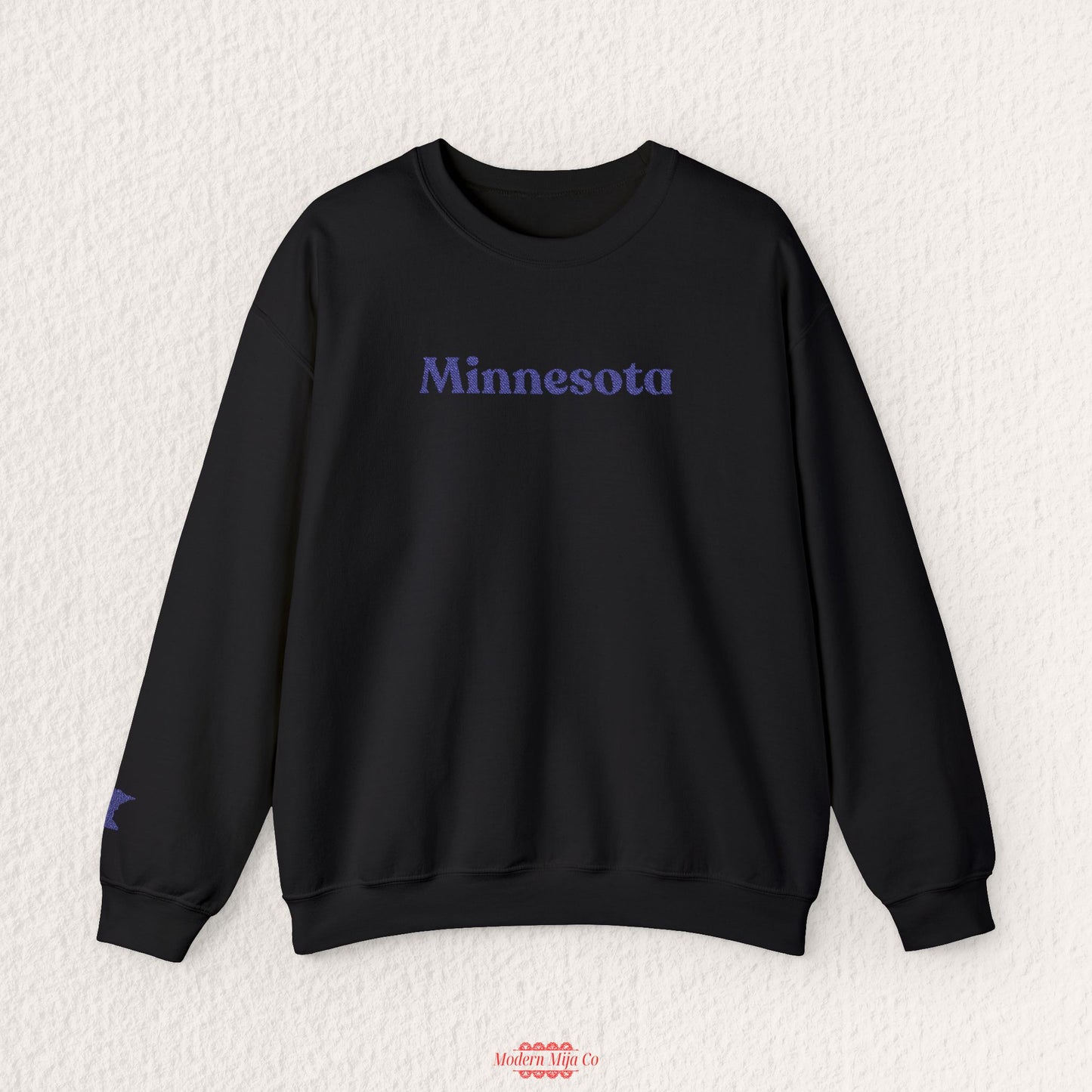 Minnesota Embroidered Crewneck
