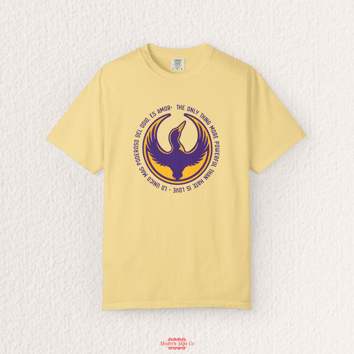 Minnesota Rebel Loon T-Shirt, Purple and Gold Tee,