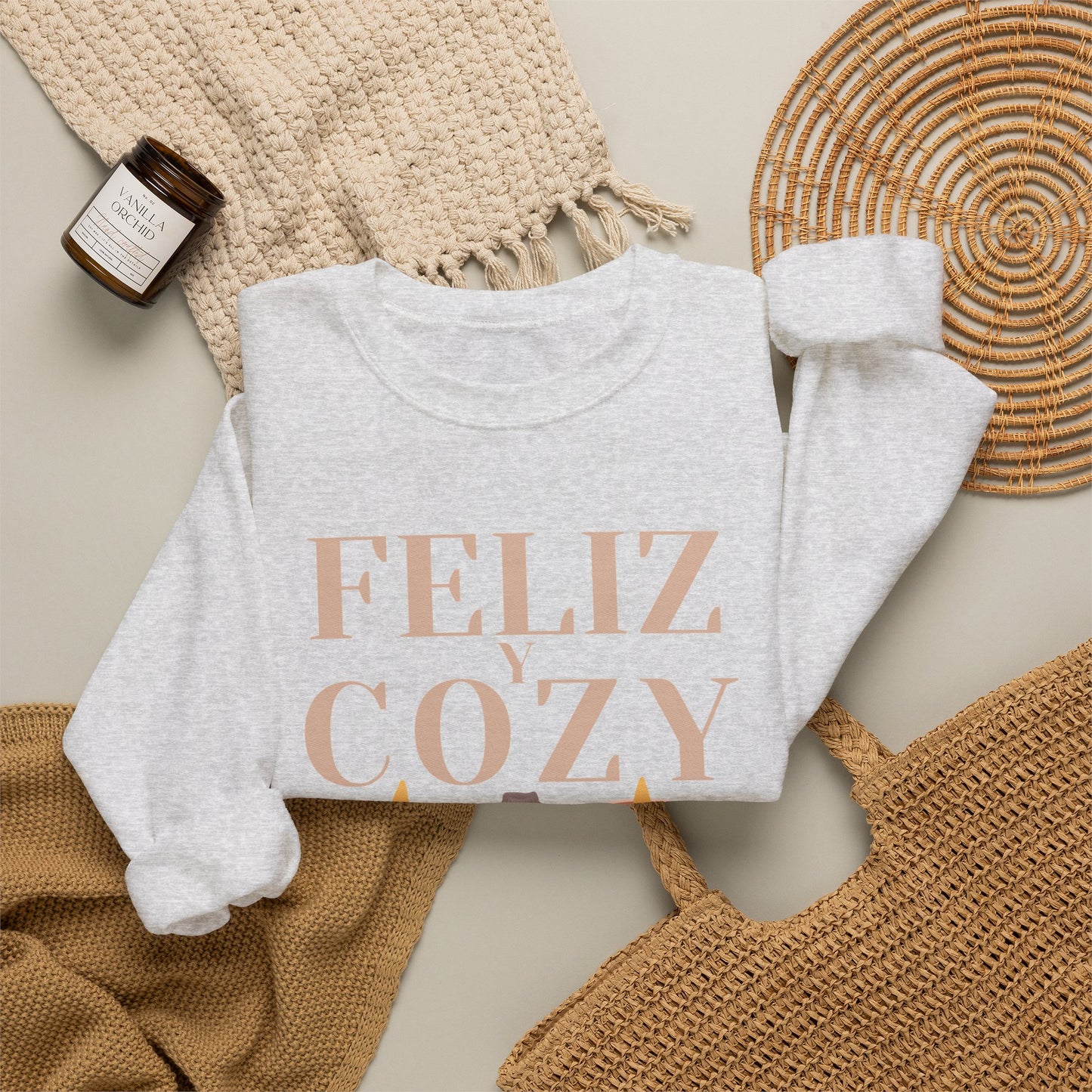 Feliz y Cozy Holiday Sweatshirt