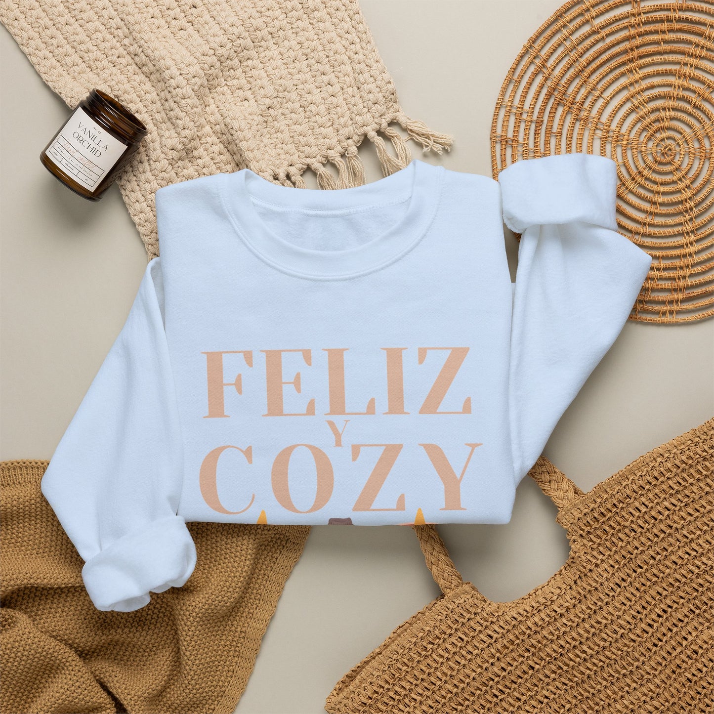 Feliz y Cozy Holiday Sweatshirt