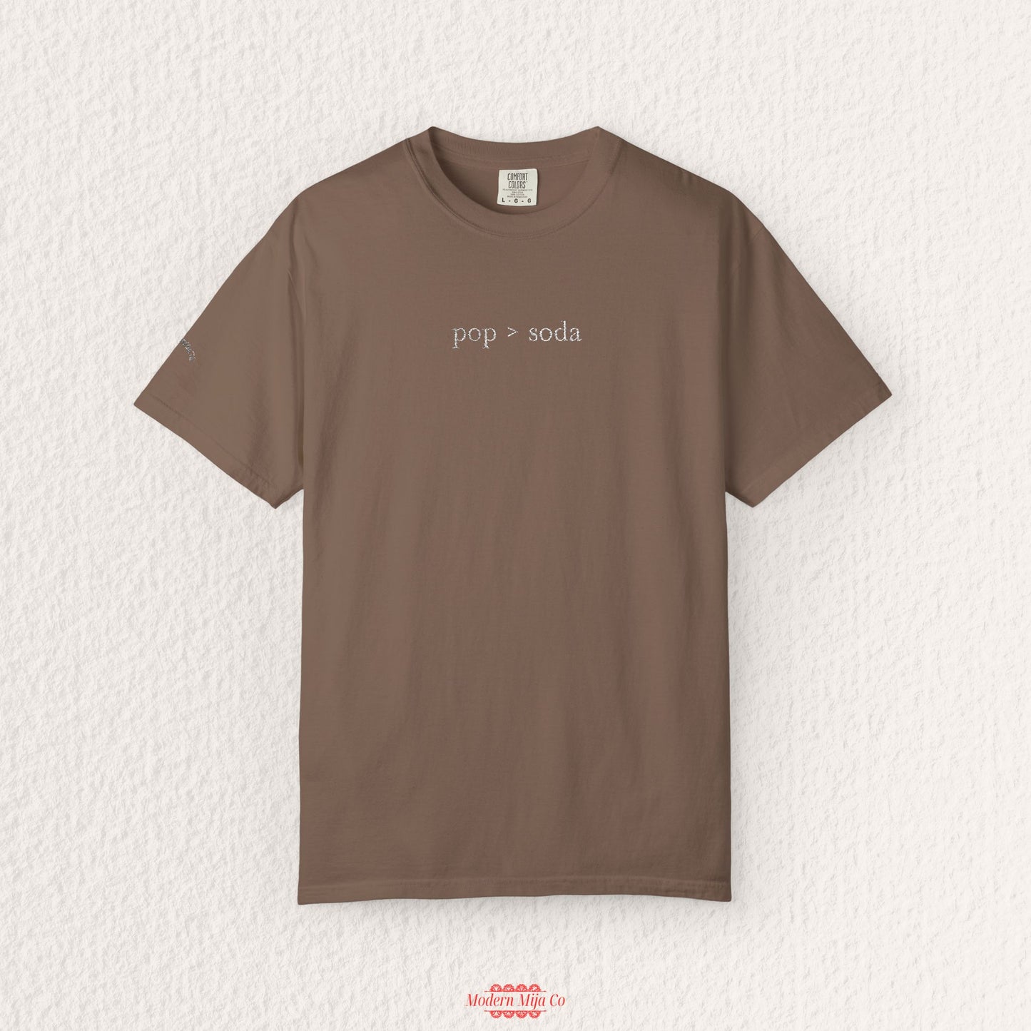 Pop over Soda Embroidered T-Shirt