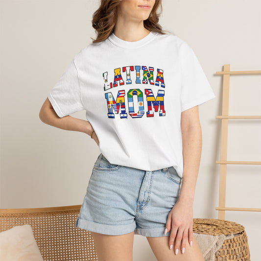 Latina Mom Tee — Corazón, Café, and Chaos Handled