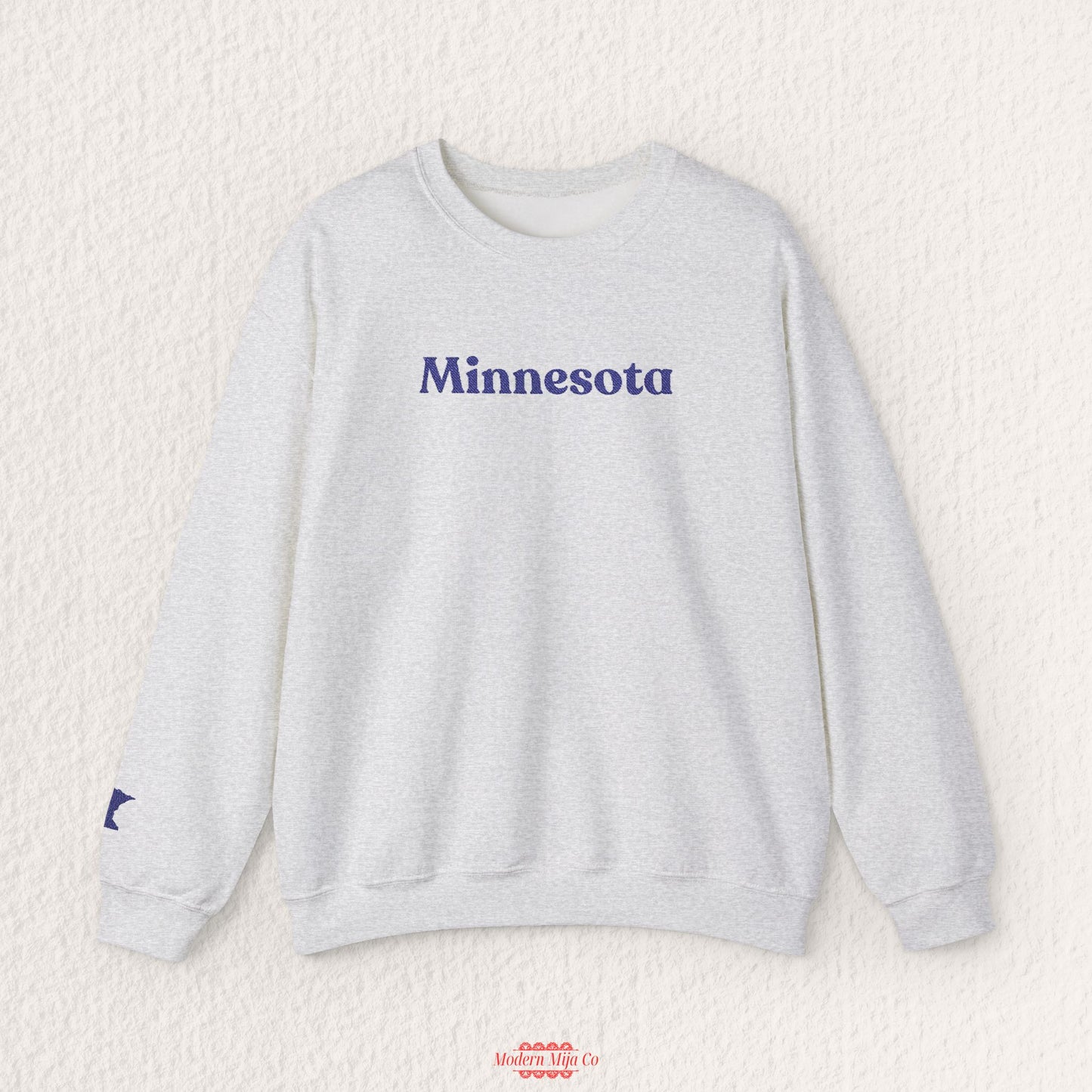 Minnesota Embroidered Crewneck