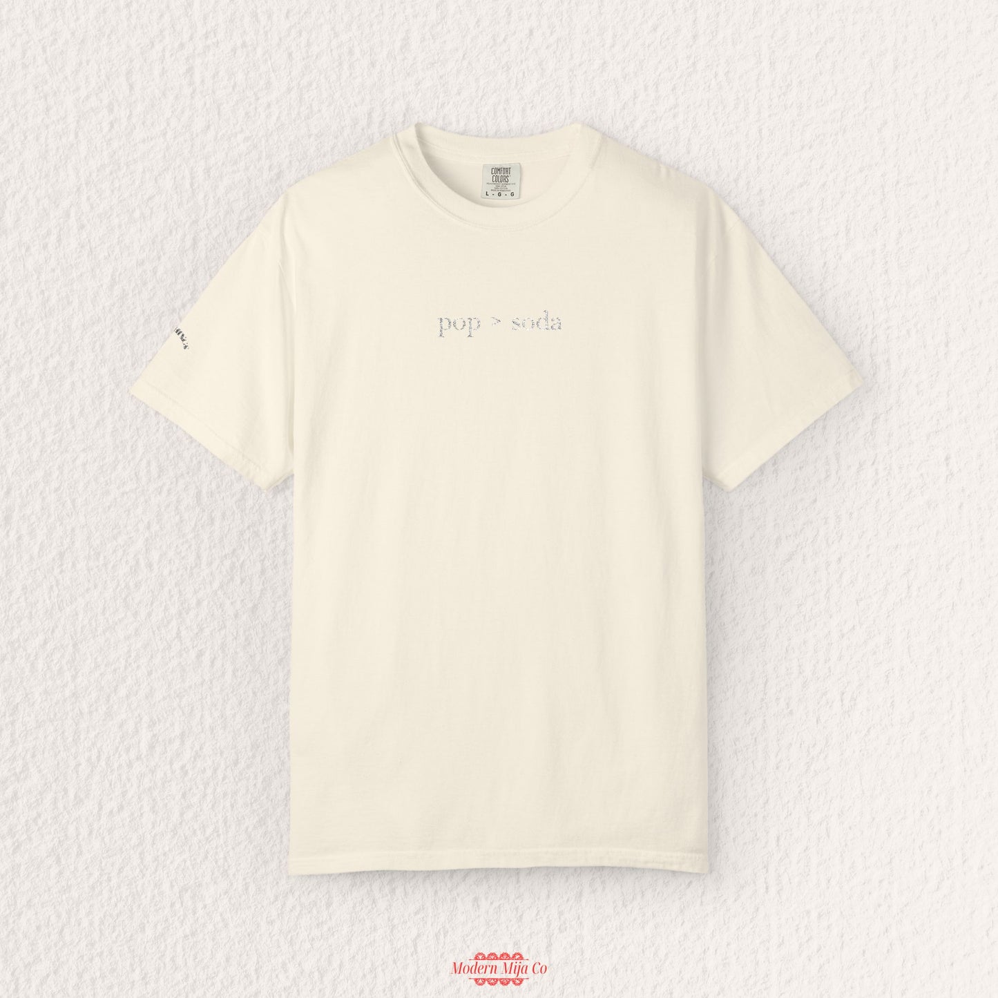 Pop over Soda Embroidered T-Shirt