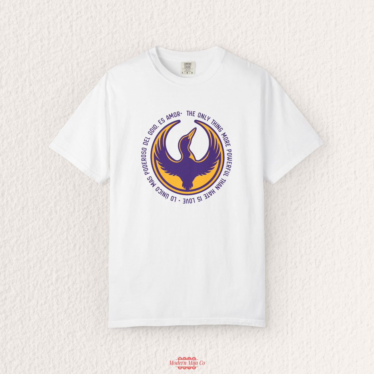 Minnesota Rebel Loon T-Shirt, Purple and Gold Tee,