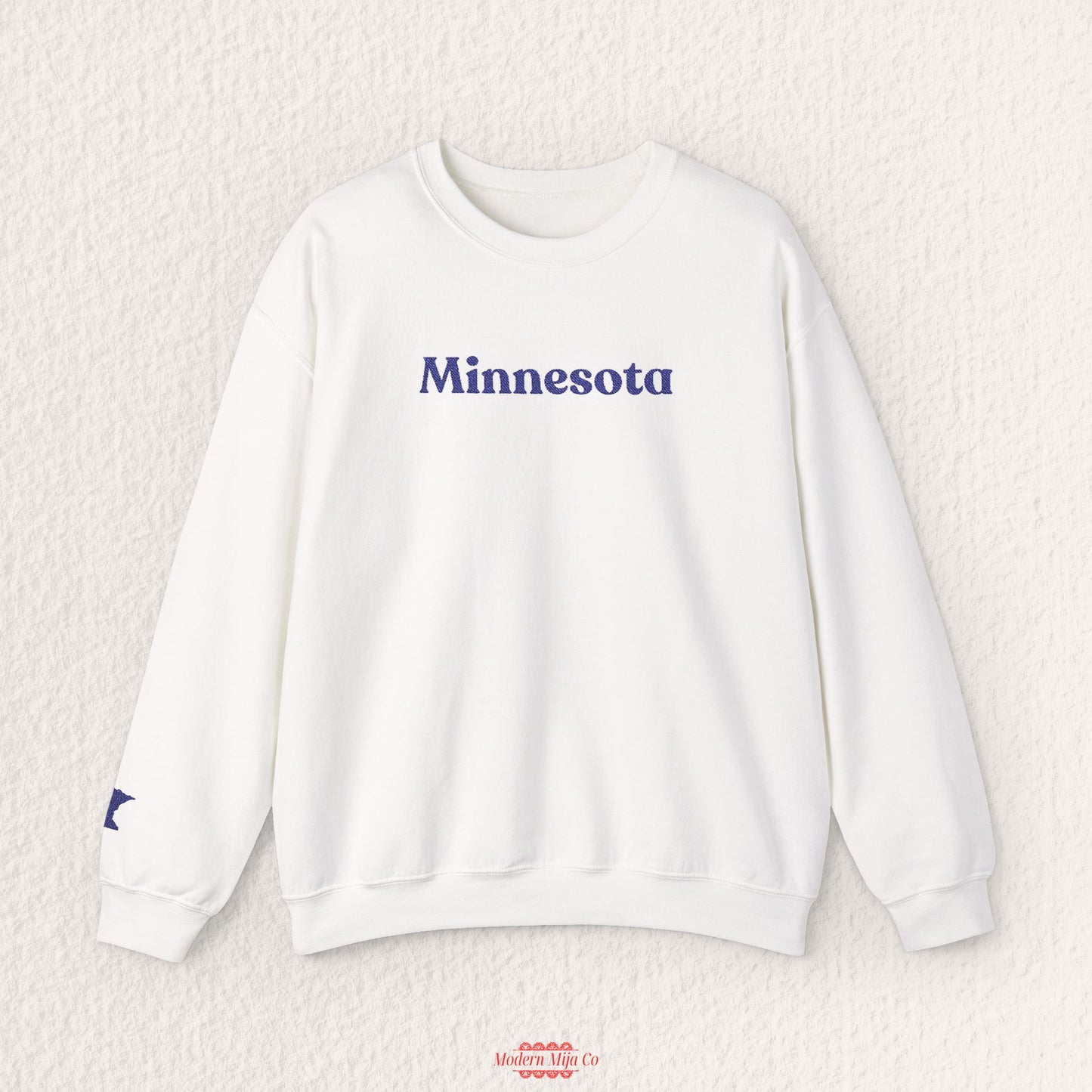 Minnesota Embroidered Crewneck