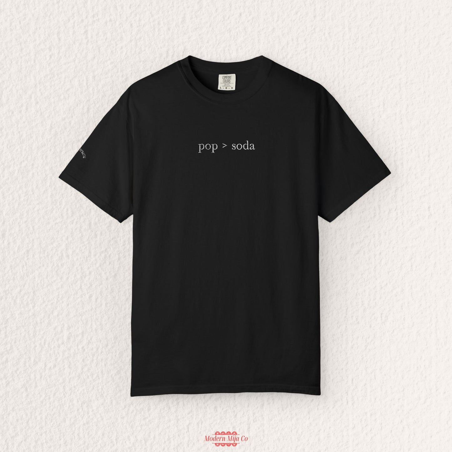 Pop over Soda Embroidered T-Shirt