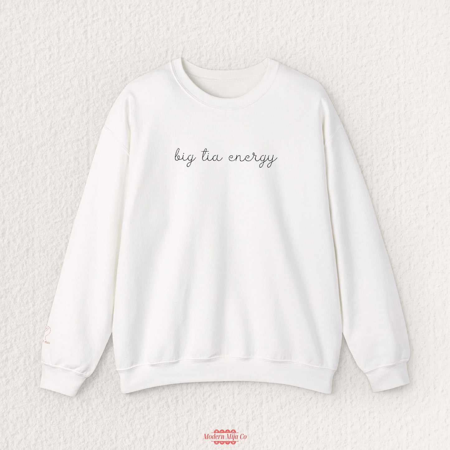Big Tia Energy Embroidered Sweatshirt