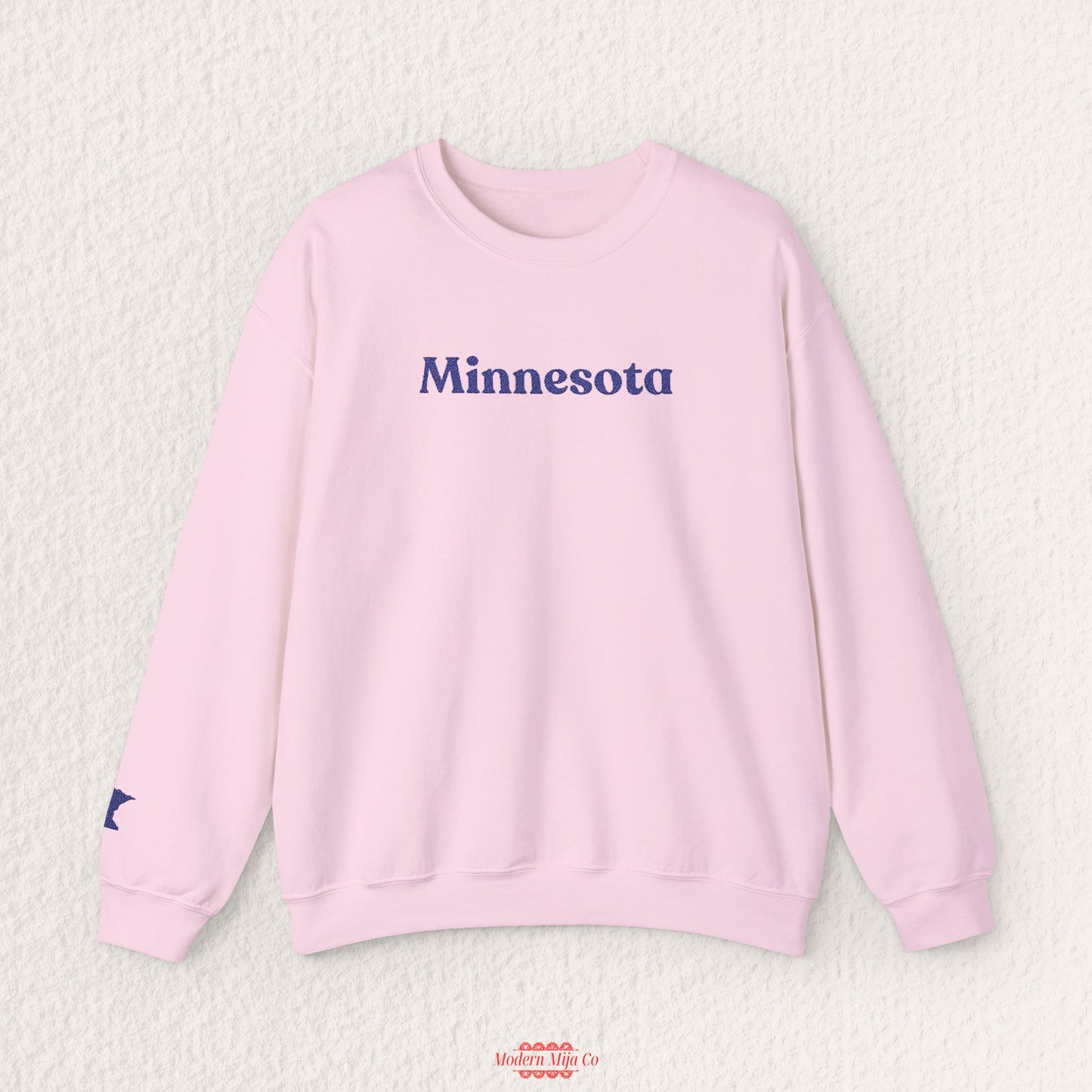 Minnesota Embroidered Crewneck