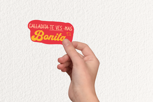 Te Ves Bonita Sticker | Funny Spanglish Latina Sticker